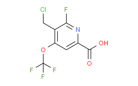 3-(Chloromethyl)-2-fluoro-4-(trifluoromethoxy)pyridine-6-carboxylic acid