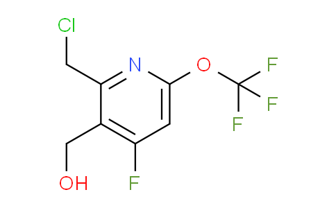 2-(Chloromethyl)-4-fluoro-6-(trifluoromethoxy)pyridine-3-methanol