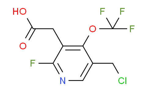 5-(Chloromethyl)-2-fluoro-4-(trifluoromethoxy)pyridine-3-acetic acid