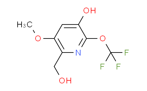 3-Hydroxy-5-methoxy-2-(trifluoromethoxy)pyridine-6-methanol