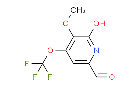 2-Hydroxy-3-methoxy-4-(trifluoromethoxy)pyridine-6-carboxaldehyde