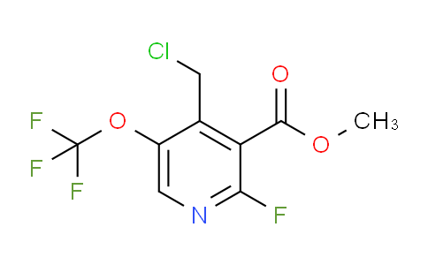 Methyl 4-(chloromethyl)-2-fluoro-5-(trifluoromethoxy)pyridine-3-carboxylate
