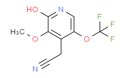 2-Hydroxy-3-methoxy-5-(trifluoromethoxy)pyridine-4-acetonitrile