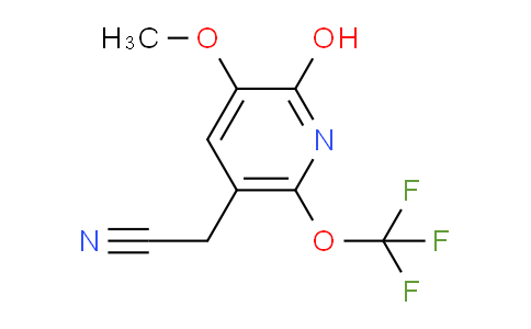 2-Hydroxy-3-methoxy-6-(trifluoromethoxy)pyridine-5-acetonitrile
