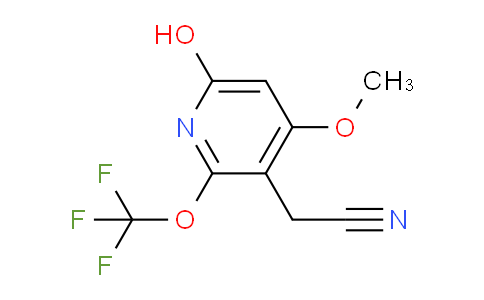 6-Hydroxy-4-methoxy-2-(trifluoromethoxy)pyridine-3-acetonitrile