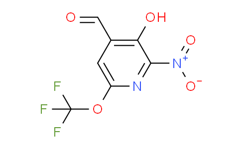 3-Hydroxy-2-nitro-6-(trifluoromethoxy)pyridine-4-carboxaldehyde