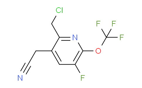 AM162060 | 1806720-27-3 | 2-(Chloromethyl)-5-fluoro-6-(trifluoromethoxy)pyridine-3-acetonitrile