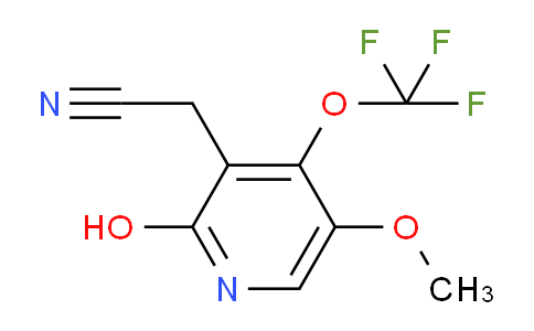 2-Hydroxy-5-methoxy-4-(trifluoromethoxy)pyridine-3-acetonitrile