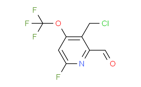 3-(Chloromethyl)-6-fluoro-4-(trifluoromethoxy)pyridine-2-carboxaldehyde