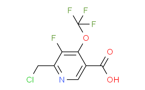 2-(Chloromethyl)-3-fluoro-4-(trifluoromethoxy)pyridine-5-carboxylic acid