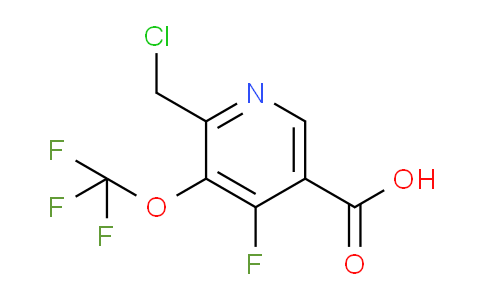 2-(Chloromethyl)-4-fluoro-3-(trifluoromethoxy)pyridine-5-carboxylic acid