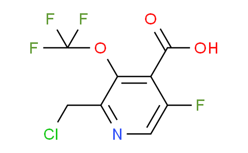 2-(Chloromethyl)-5-fluoro-3-(trifluoromethoxy)pyridine-4-carboxylic acid