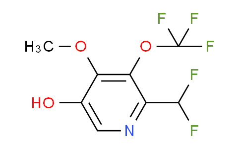 2-(Difluoromethyl)-5-hydroxy-4-methoxy-3-(trifluoromethoxy)pyridine