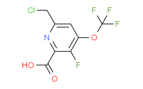 AM162083 | 1804333-57-0 | 6-(Chloromethyl)-3-fluoro-4-(trifluoromethoxy)pyridine-2-carboxylic acid