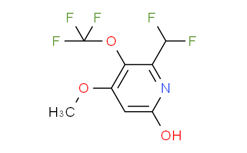 2-(Difluoromethyl)-6-hydroxy-4-methoxy-3-(trifluoromethoxy)pyridine