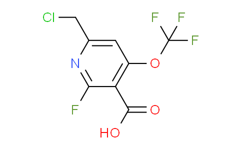 6-(Chloromethyl)-2-fluoro-4-(trifluoromethoxy)pyridine-3-carboxylic acid