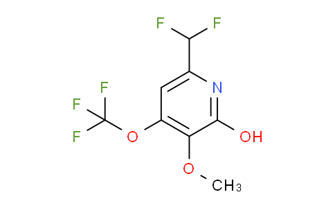6-(Difluoromethyl)-2-hydroxy-3-methoxy-4-(trifluoromethoxy)pyridine