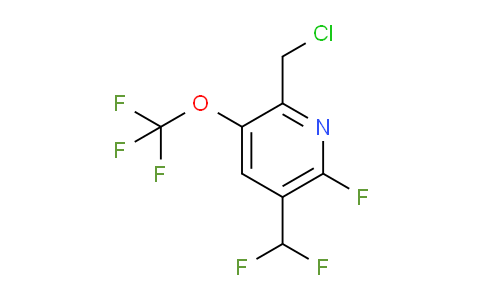 2-(Chloromethyl)-5-(difluoromethyl)-6-fluoro-3-(trifluoromethoxy)pyridine