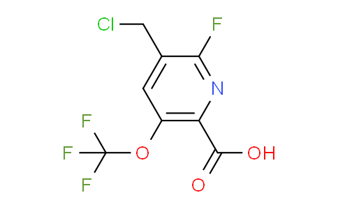 AM162091 | 1806738-17-9 | 3-(Chloromethyl)-2-fluoro-5-(trifluoromethoxy)pyridine-6-carboxylic acid