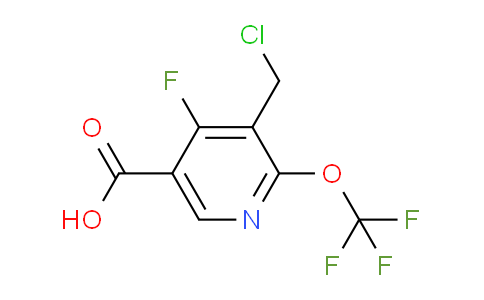 3-(Chloromethyl)-4-fluoro-2-(trifluoromethoxy)pyridine-5-carboxylic acid