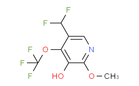 5-(Difluoromethyl)-3-hydroxy-2-methoxy-4-(trifluoromethoxy)pyridine