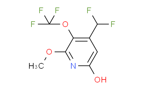 4-(Difluoromethyl)-6-hydroxy-2-methoxy-3-(trifluoromethoxy)pyridine