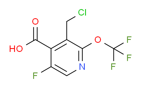 3-(Chloromethyl)-5-fluoro-2-(trifluoromethoxy)pyridine-4-carboxylic acid