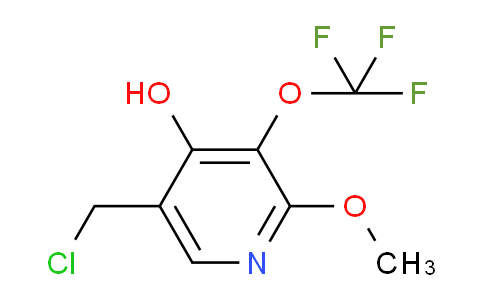 5-(Chloromethyl)-4-hydroxy-2-methoxy-3-(trifluoromethoxy)pyridine