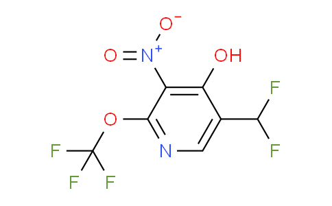 5-(Difluoromethyl)-4-hydroxy-3-nitro-2-(trifluoromethoxy)pyridine