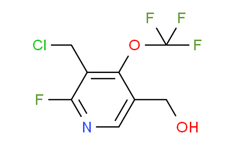 3-(Chloromethyl)-2-fluoro-4-(trifluoromethoxy)pyridine-5-methanol