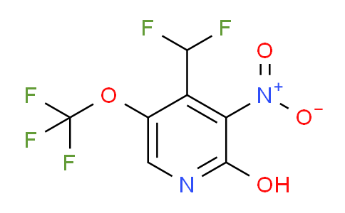 4-(Difluoromethyl)-2-hydroxy-3-nitro-5-(trifluoromethoxy)pyridine