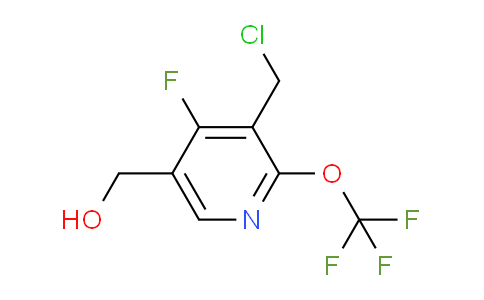 3-(Chloromethyl)-4-fluoro-2-(trifluoromethoxy)pyridine-5-methanol