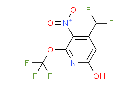 4-(Difluoromethyl)-6-hydroxy-3-nitro-2-(trifluoromethoxy)pyridine