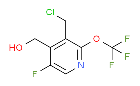 3-(Chloromethyl)-5-fluoro-2-(trifluoromethoxy)pyridine-4-methanol