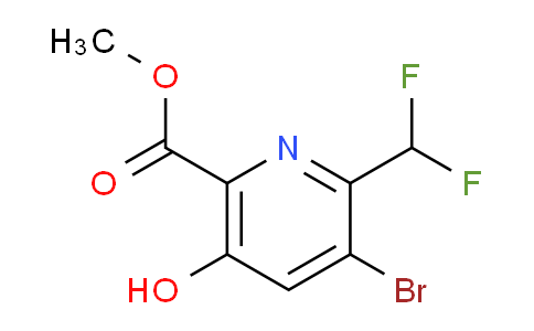 AM16213 | 1804653-16-4 | Methyl 3-bromo-2-(difluoromethyl)-5-hydroxypyridine-6-carboxylate