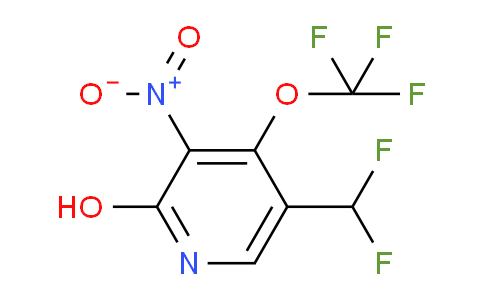 5-(Difluoromethyl)-2-hydroxy-3-nitro-4-(trifluoromethoxy)pyridine