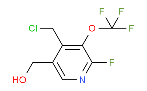 4-(Chloromethyl)-2-fluoro-3-(trifluoromethoxy)pyridine-5-methanol