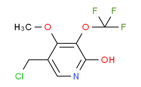 5-(Chloromethyl)-2-hydroxy-4-methoxy-3-(trifluoromethoxy)pyridine