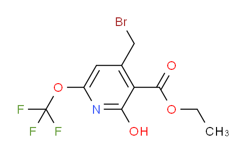 Ethyl 4-(bromomethyl)-2-hydroxy-6-(trifluoromethoxy)pyridine-3-carboxylate