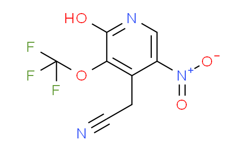 2-Hydroxy-5-nitro-3-(trifluoromethoxy)pyridine-4-acetonitrile