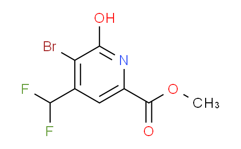 AM16216 | 1805372-15-9 | Methyl 3-bromo-4-(difluoromethyl)-2-hydroxypyridine-6-carboxylate