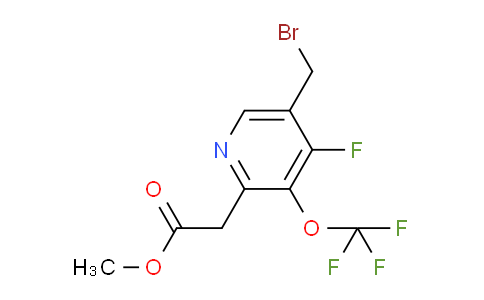 AM162160 | 1804331-32-5 | Methyl 5-(bromomethyl)-4-fluoro-3-(trifluoromethoxy)pyridine-2-acetate