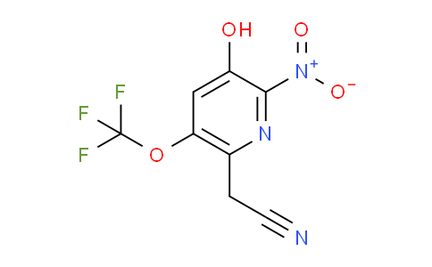 3-Hydroxy-2-nitro-5-(trifluoromethoxy)pyridine-6-acetonitrile