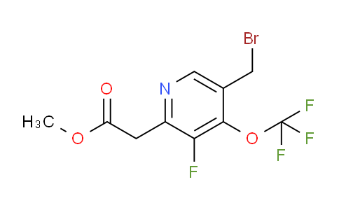 Methyl 5-(bromomethyl)-3-fluoro-4-(trifluoromethoxy)pyridine-2-acetate