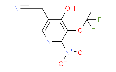 4-Hydroxy-2-nitro-3-(trifluoromethoxy)pyridine-5-acetonitrile
