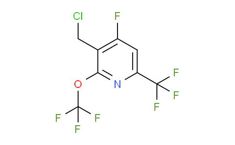 AM162177 | 1806016-03-4 | 3-(Chloromethyl)-4-fluoro-2-(trifluoromethoxy)-6-(trifluoromethyl)pyridine