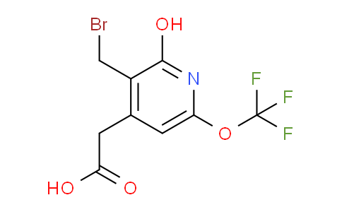 3-(Bromomethyl)-2-hydroxy-6-(trifluoromethoxy)pyridine-4-acetic acid