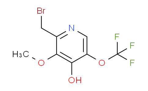 2-(Bromomethyl)-4-hydroxy-3-methoxy-5-(trifluoromethoxy)pyridine