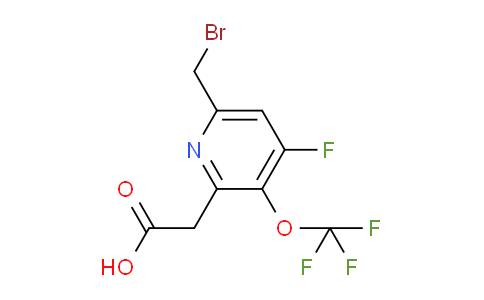 6-(Bromomethyl)-4-fluoro-3-(trifluoromethoxy)pyridine-2-acetic acid