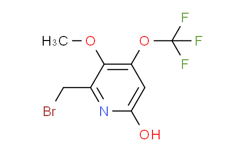 2-(Bromomethyl)-6-hydroxy-3-methoxy-4-(trifluoromethoxy)pyridine